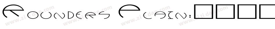 Rounders Plain字体转换